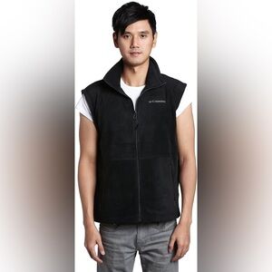 Columbia Interchange Core Fleece Vest Full Zip Up Mens M Outdoor Adventure